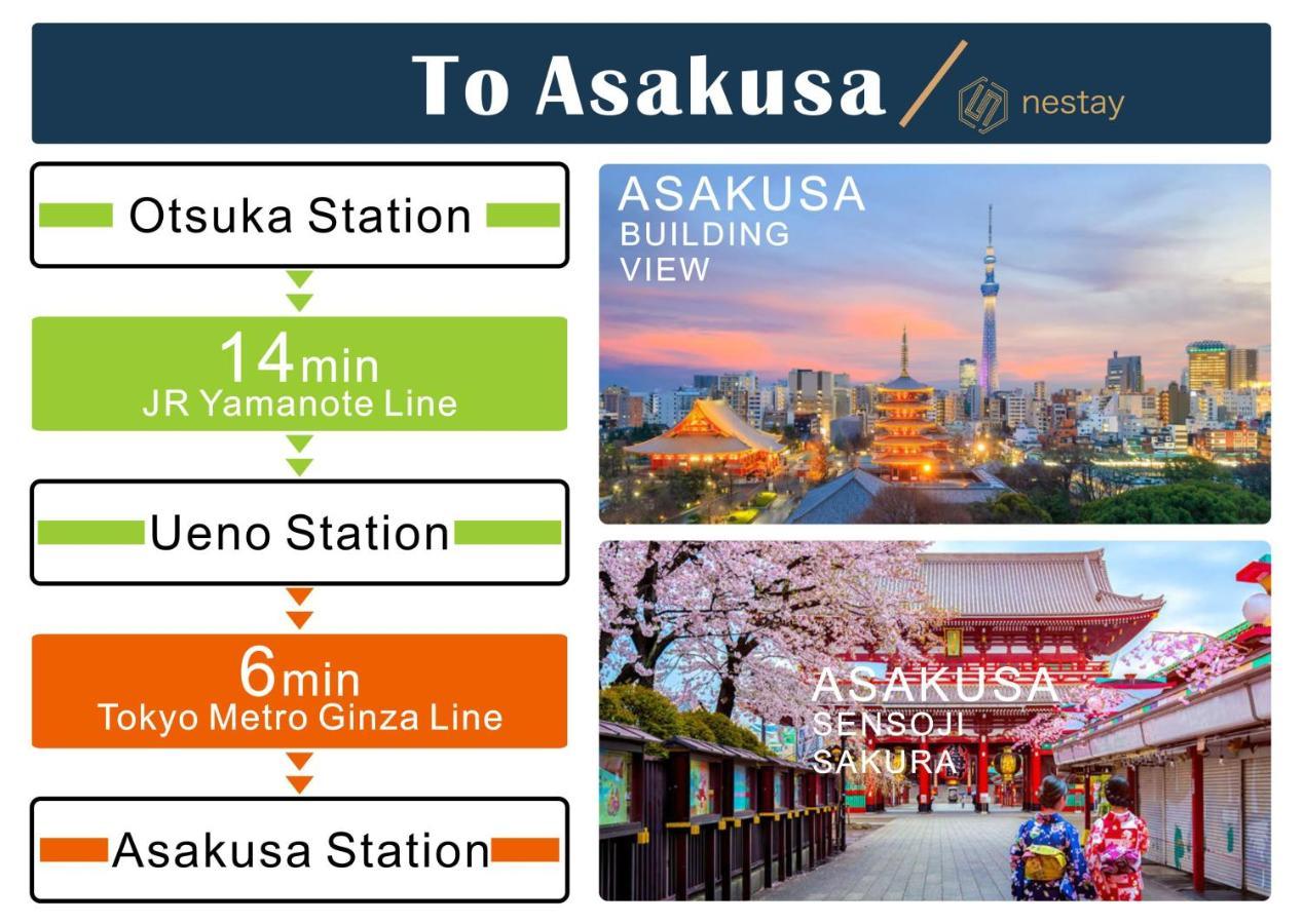 Nestay Inn Tokyo Otsuka 201 Bagian luar foto