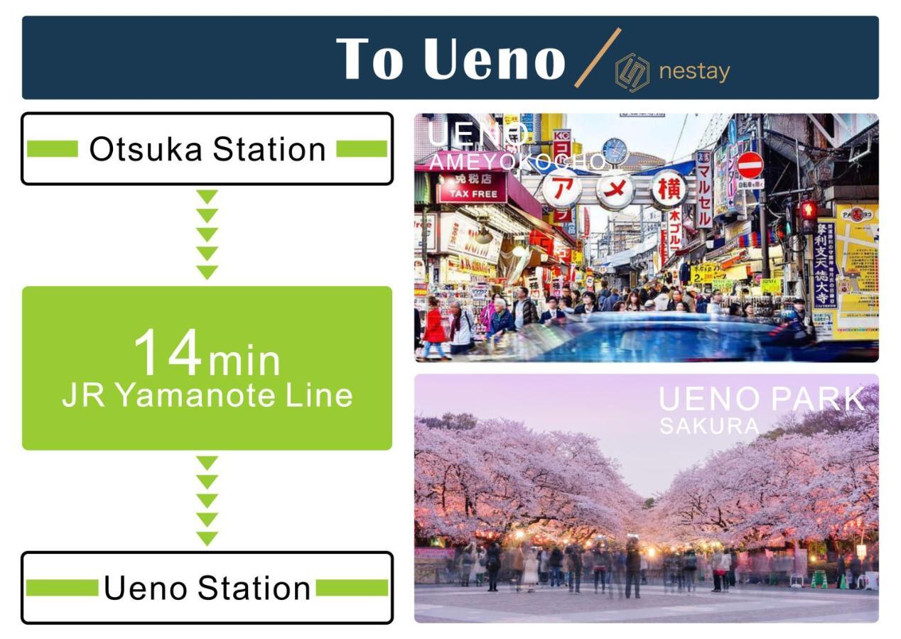 Nestay Inn Tokyo Otsuka 201 Bagian luar foto
