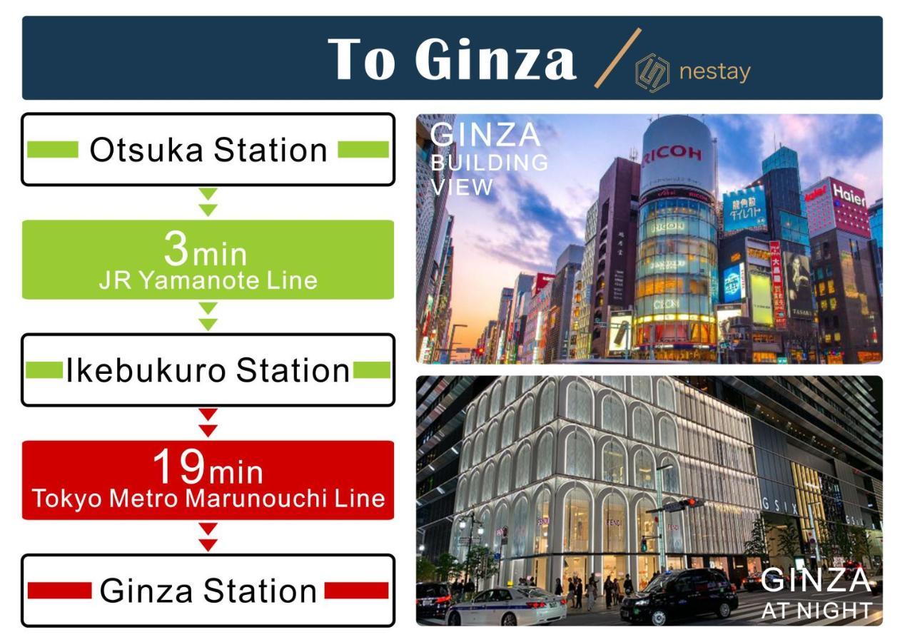 Nestay Inn Tokyo Otsuka 201 Bagian luar foto